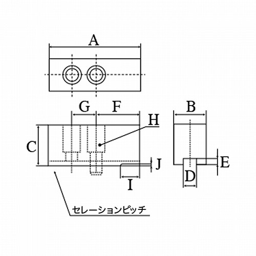 豊和用生爪 HO27M-12 高さ80 JBコーポレーション