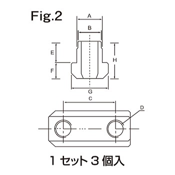 北川用 Tナット T15 (3個入り)　ギガ・セレクション